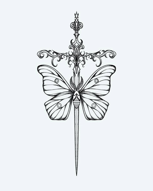 Moth & Ornate Dagger