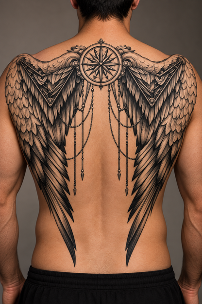 INKANO™ Full Back Semi-Permanent Tattoo