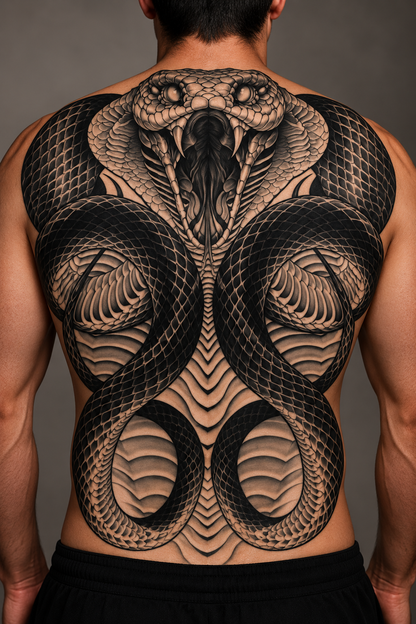 INKANO™ Full Back Semi-Permanent Tattoo