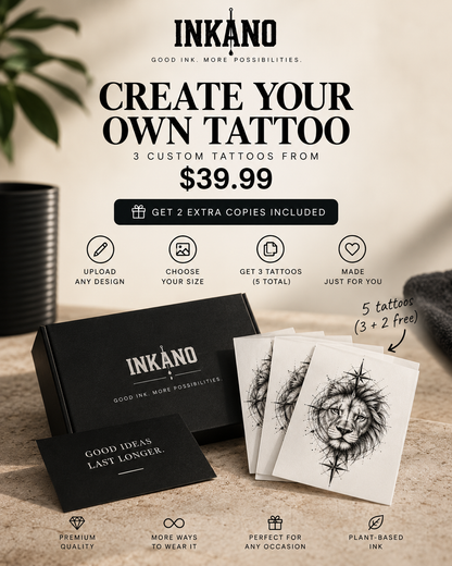 INKANO Custom™ — Your Design. Your Skin.