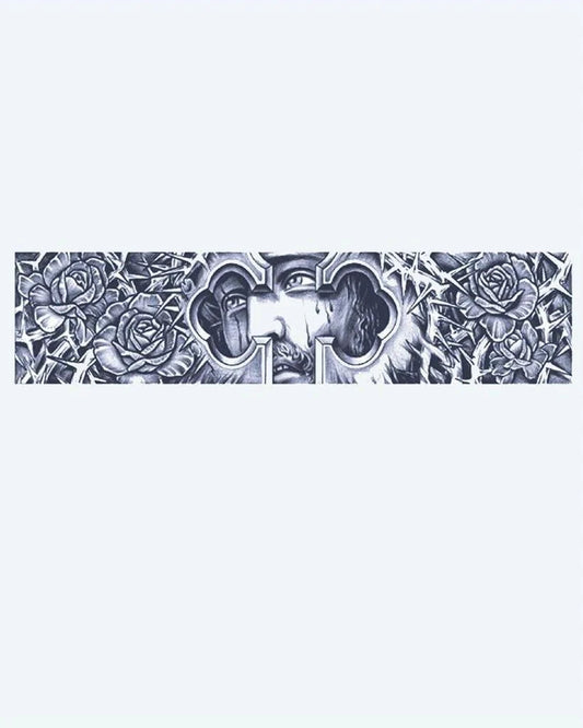 Cross, Roses & Eyes