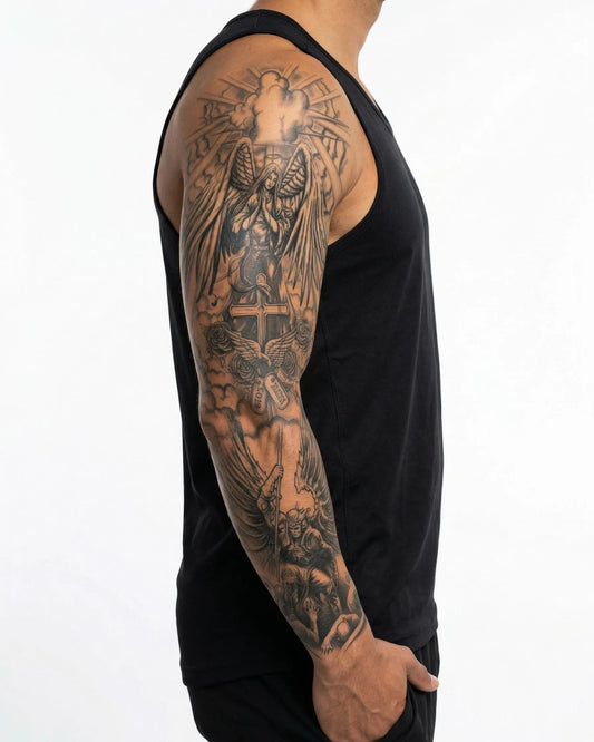Angels & Cross Sleeve