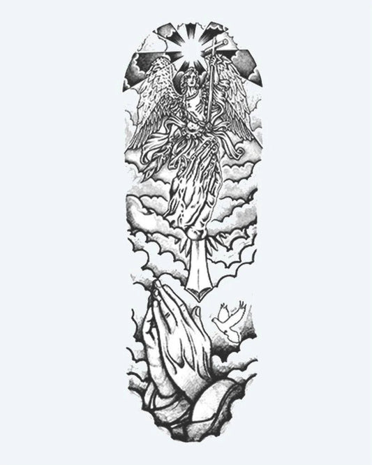 Angel & Praying Hands Sleeve