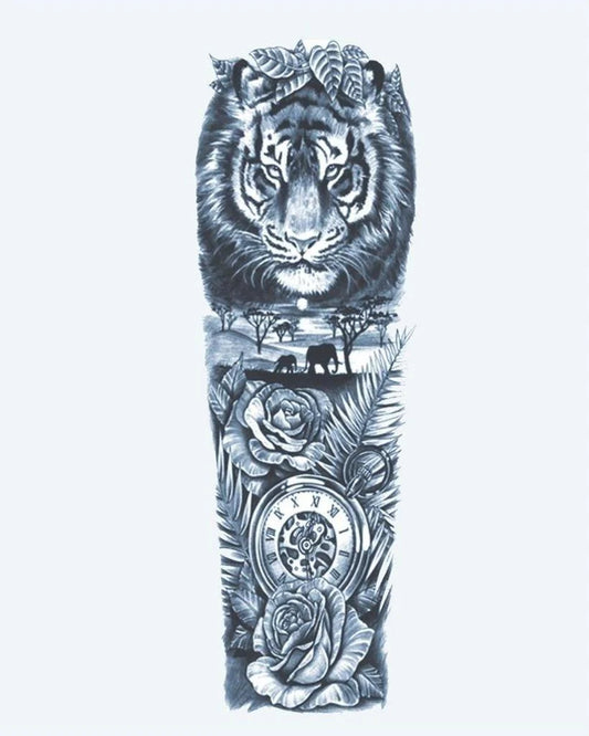Tiger & Safari Clock