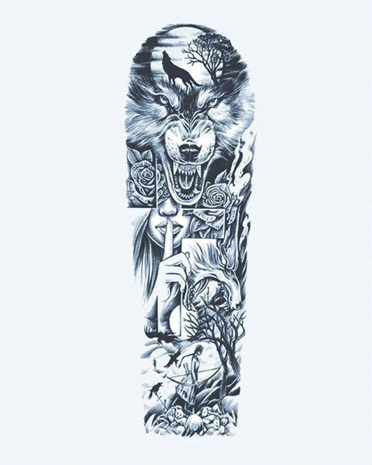 Wolf & Forest Night