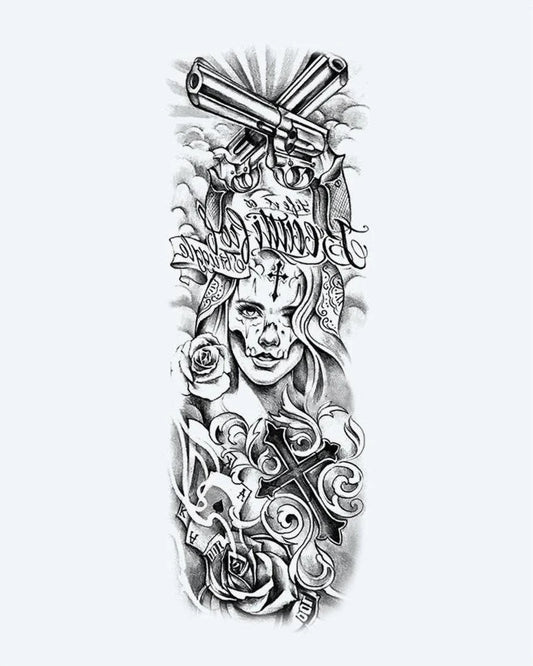 Chicano Woman & Revolvers