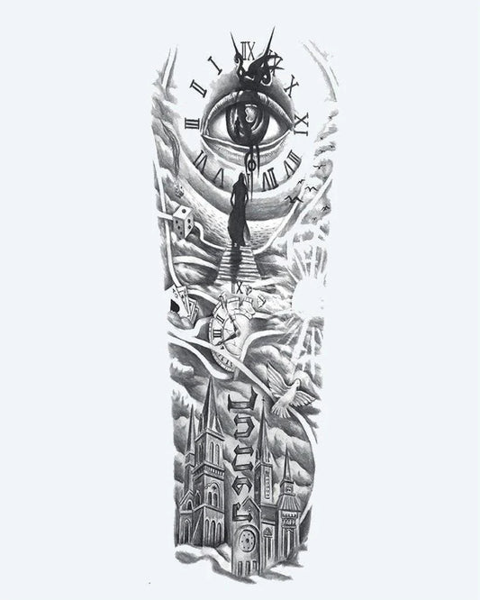 Eye, Clock & Cathedral Sleeve