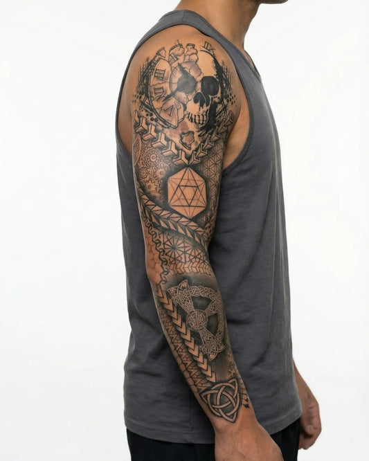 Geometric Skull & Sacred Geometry