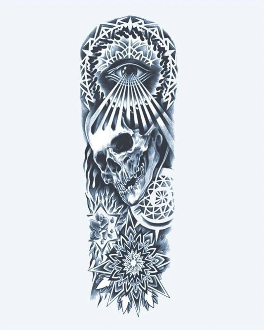 Skull, All-Seeing Eye & Mandala