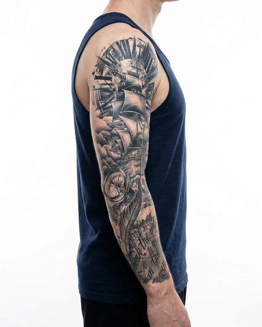 Nautical Ship & Compass